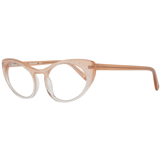 Gafas de diseño elegantes en tonos rosados