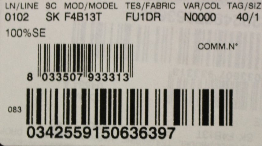 Eleganter schwarzer Seidenrock für den Abend