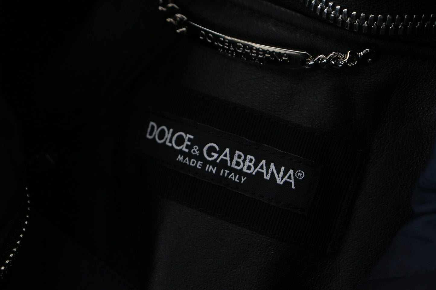 Elegante schwarze Bomber-Blousonjacke