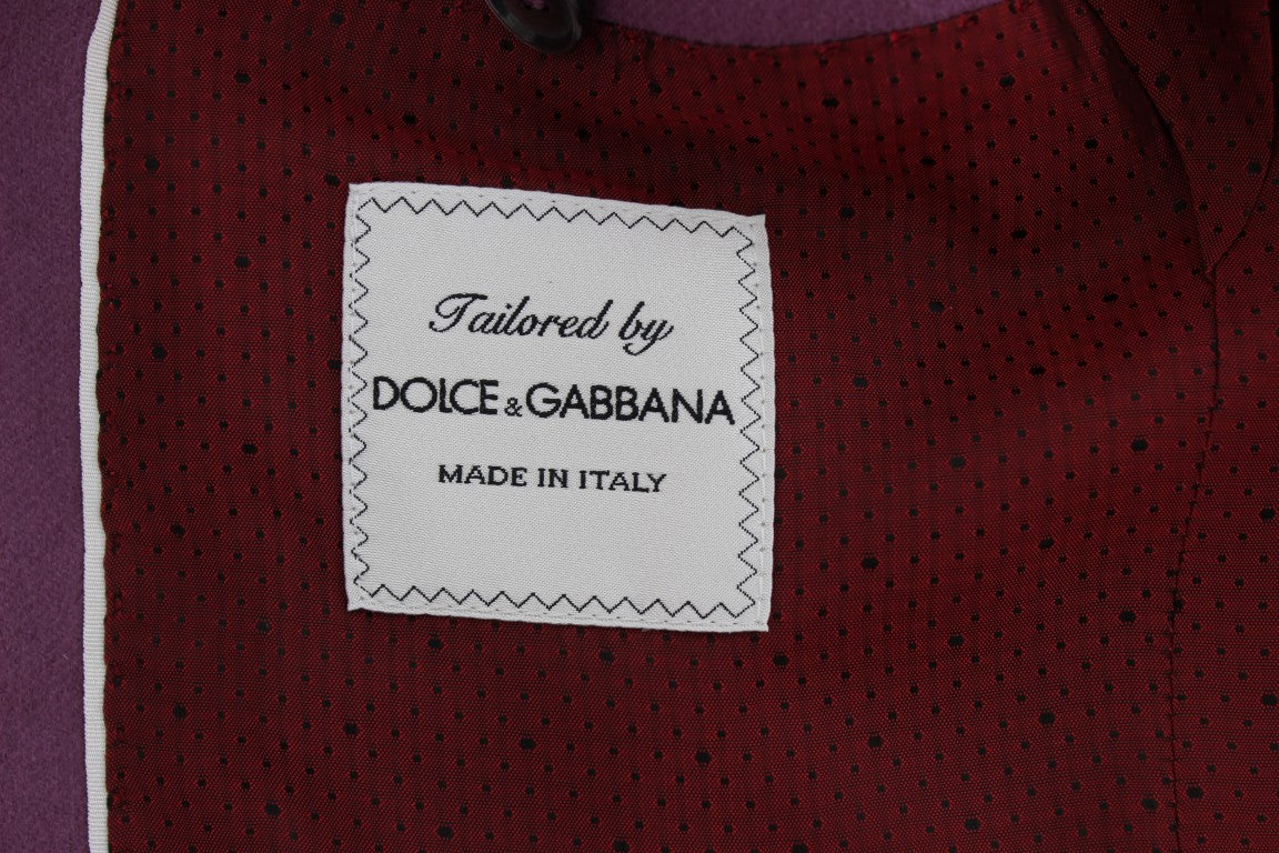 Elegante blazer de mezcla de seda y cachemira en color morado