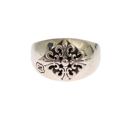 Anillo de plata con diseño llamativo para hombre