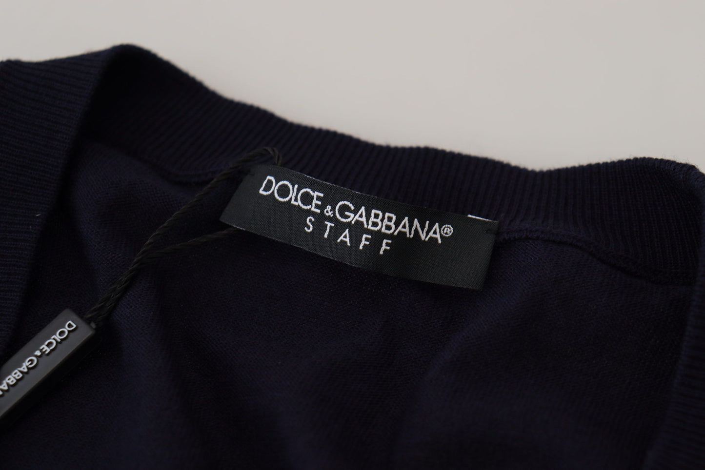 Edler Cardigan Pullover aus Schurwolle in Blau