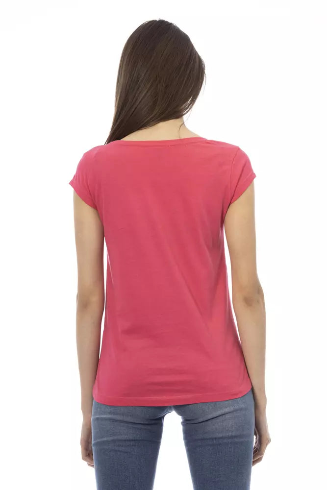 Rosa Baumwolltop für Damen