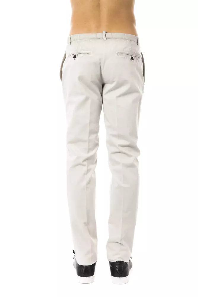 Graue Baumwollhose für Herren