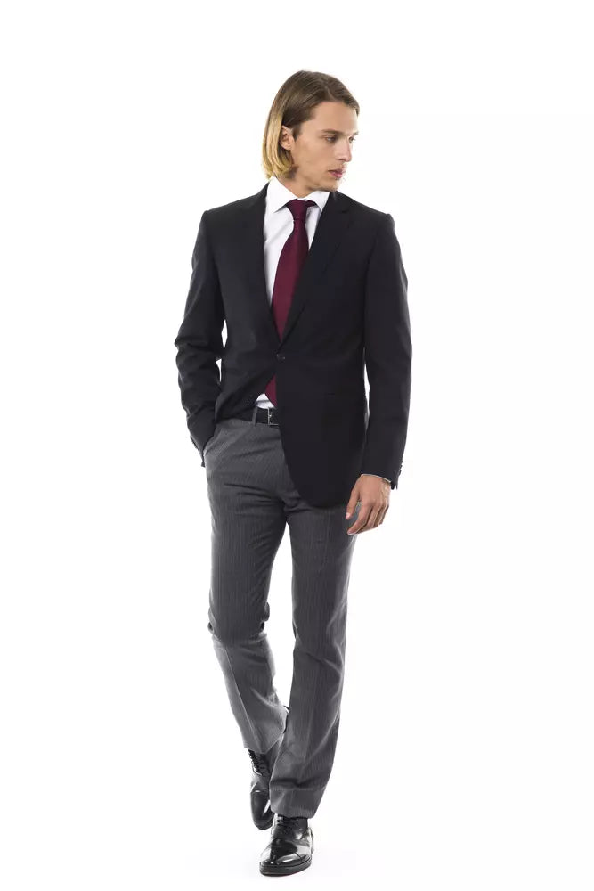 Blazer de lana negra para hombre