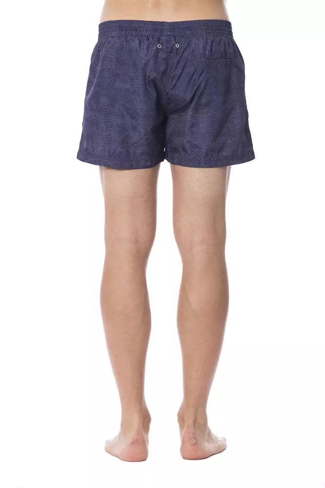 Blaue Polyester-Bademode für Herren