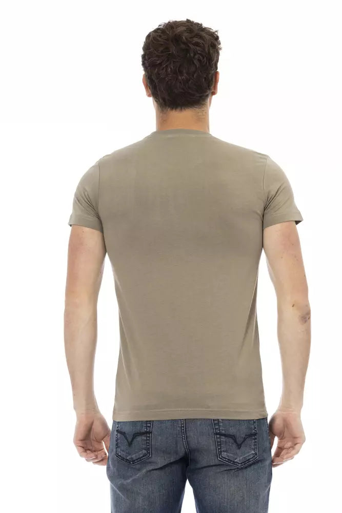 Green Cotton Men's T-Shirt
