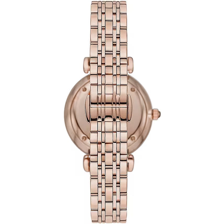 Elegante reloj para dama en tono oro rosa