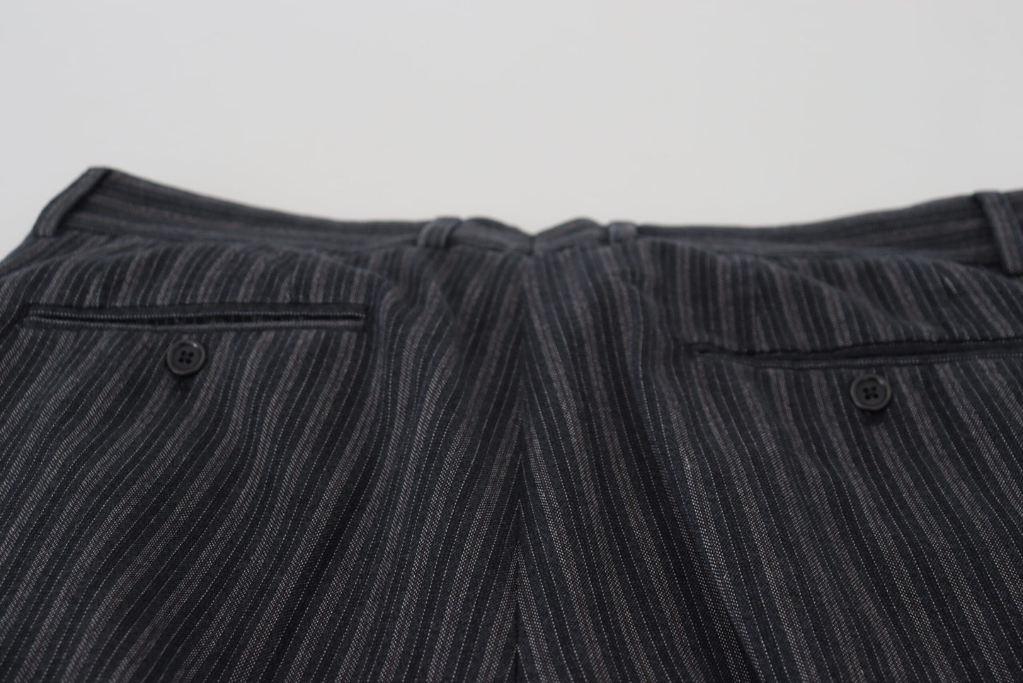 Elegante gestreifte Chino-Anzughose