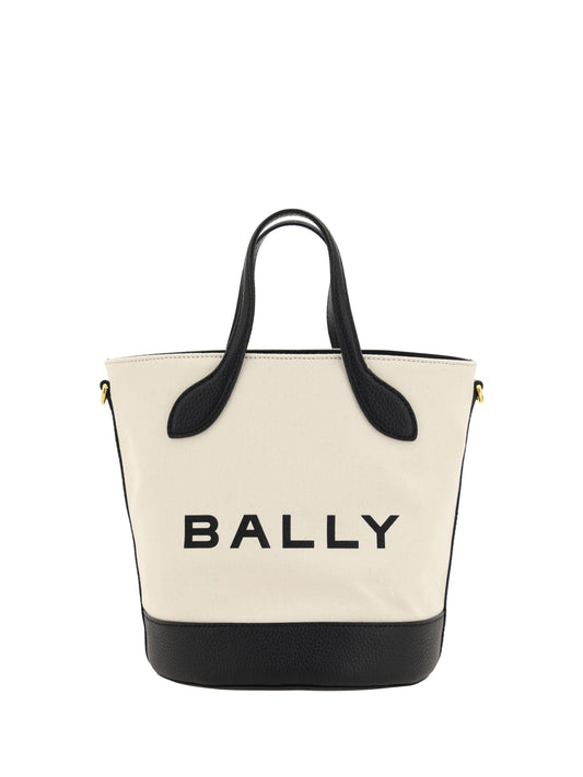 Elegante Beuteltasche mit Monogramm in Schwarz & Weiß