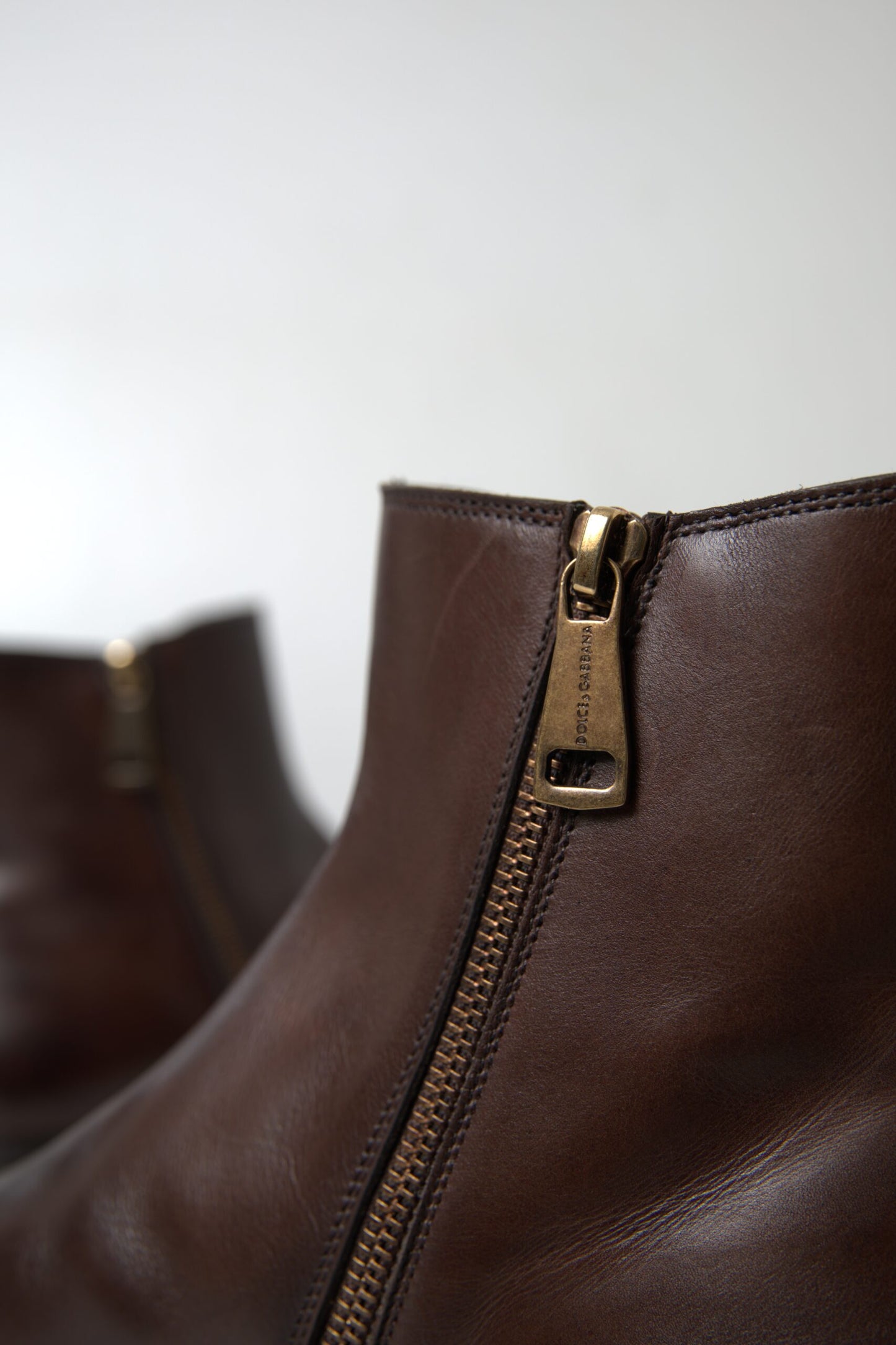 Brown Leather Chelsea Mens Boots Shoes
