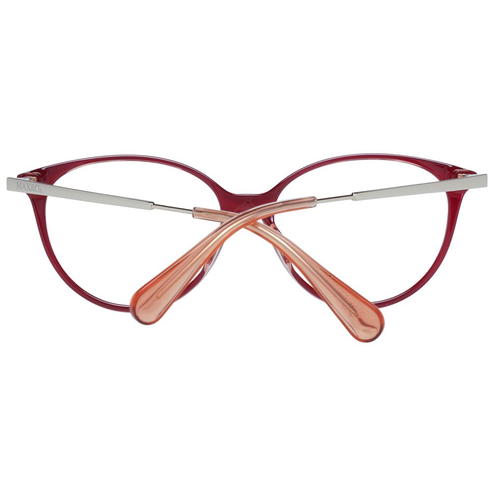 Burgundy Plastic Glasses (Frames)
