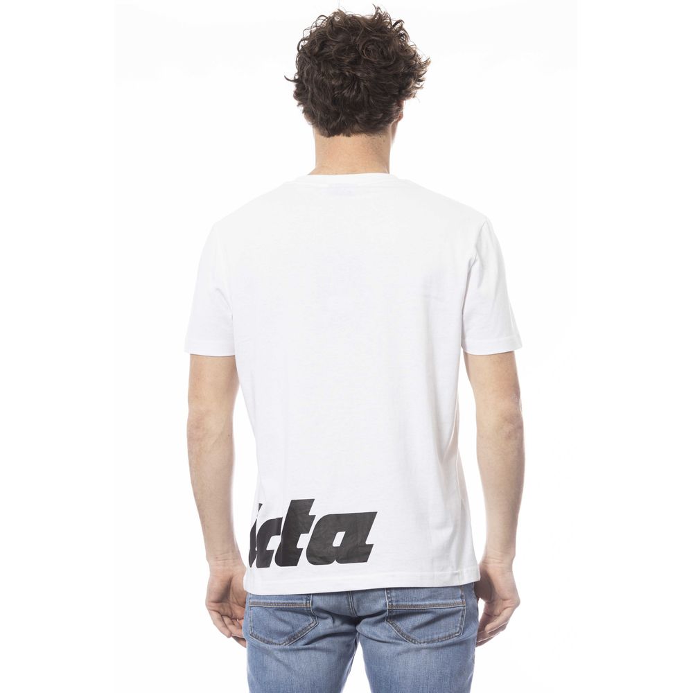 Camiseta de algodón blanca para hombre