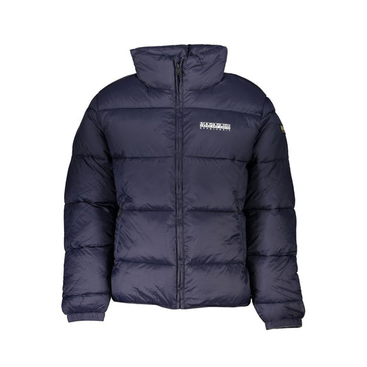 Chaqueta azul ecológica con un diseño elegante
