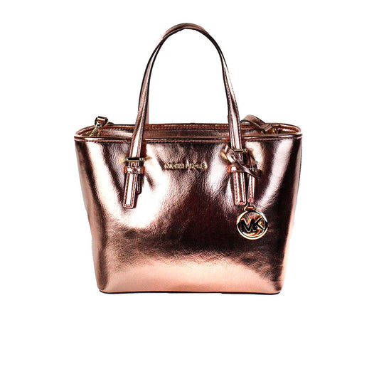 Bolso tote con cremallera superior Jet Set Primrose Metallic XS