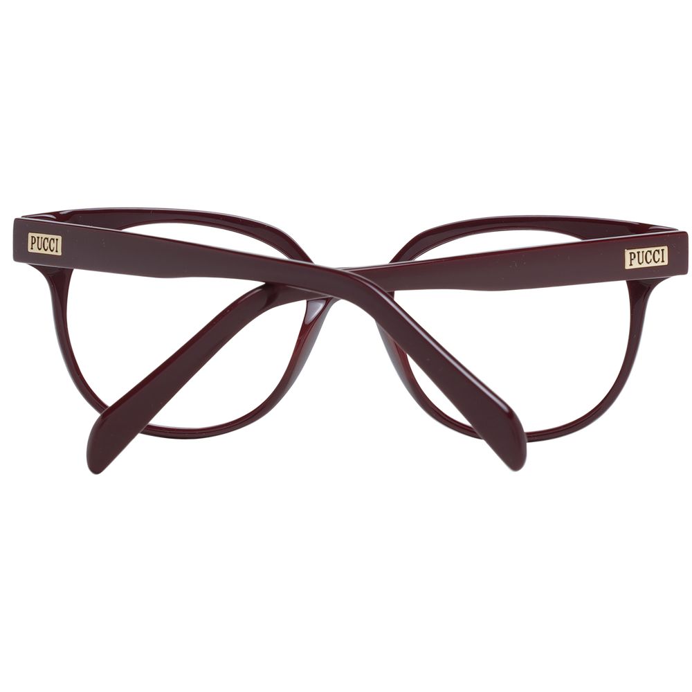 Burgundy Plastic Glasses (Frames)