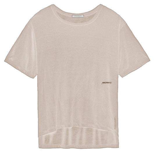 Elegantes Oversized Modal T-Shirt mit Logo