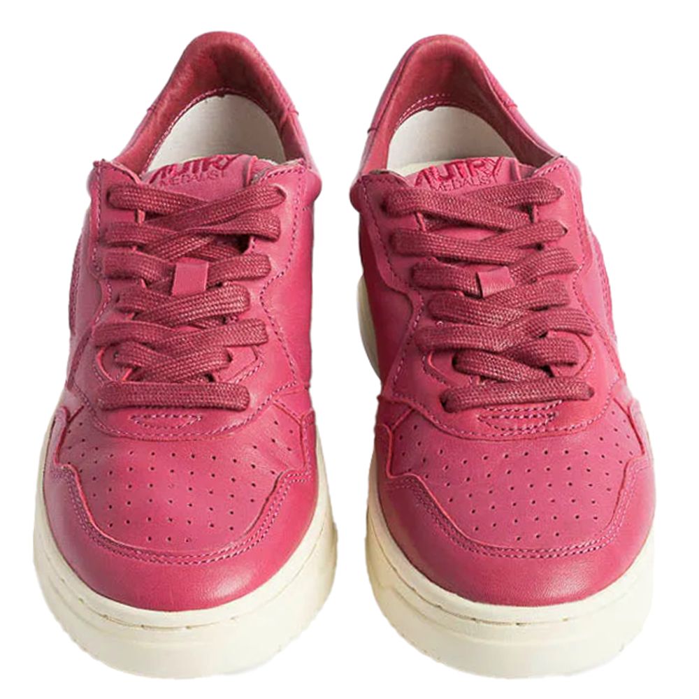 Zapatilla Di Capra De Piel Fucsia