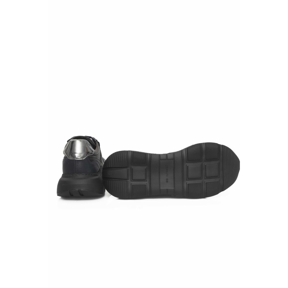 Zapatillas de piel azul para hombre