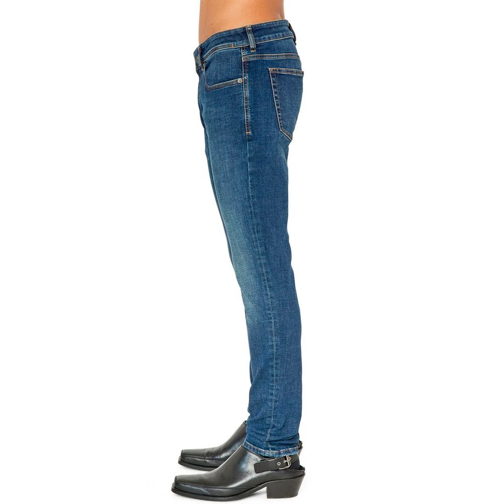 Pantalones y jeans de algodón azul