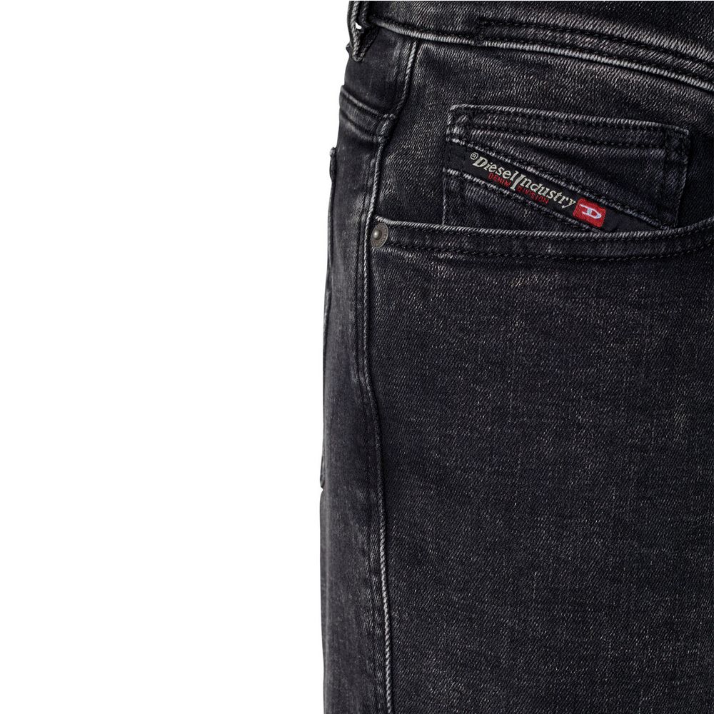 Pantalones y jeans de algodón negros