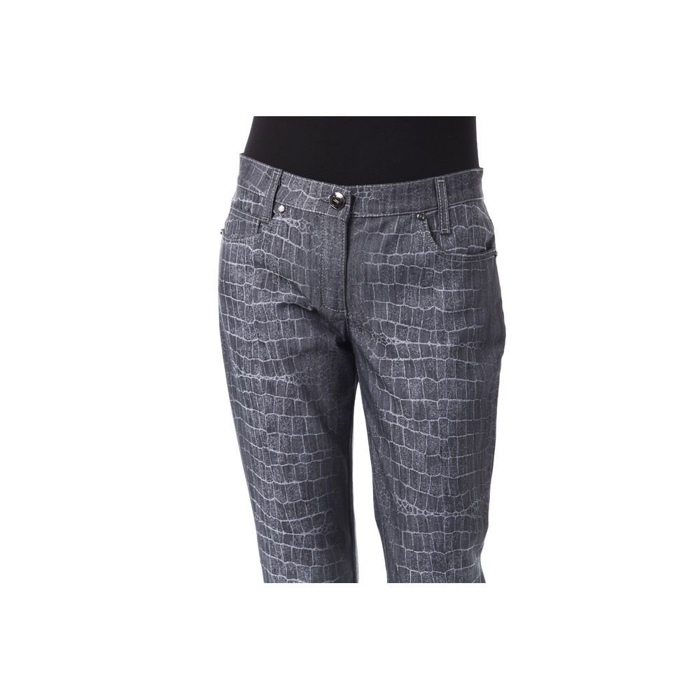 Pantalones de mujer de viscosa negra