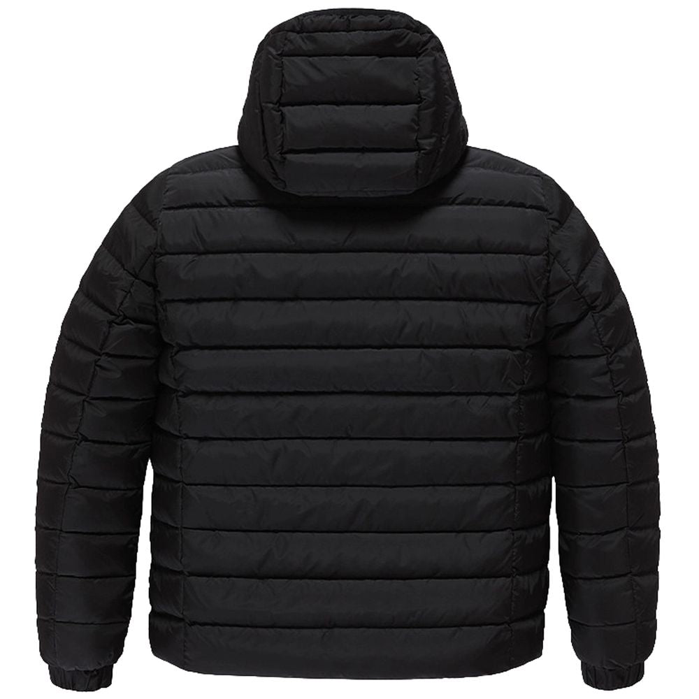 Chaqueta de nailon negra