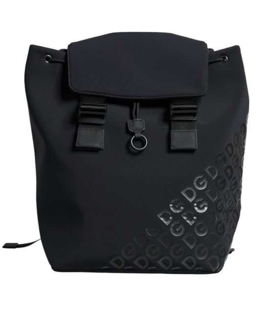 Schwarzer Reiserucksack aus Neopren von DG Mania