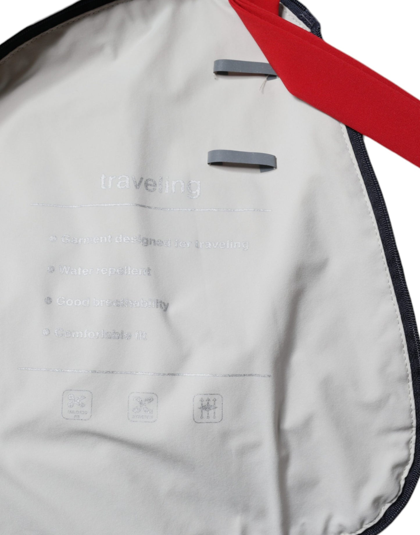 Off White Full Zip Mantel Herrenjacke
