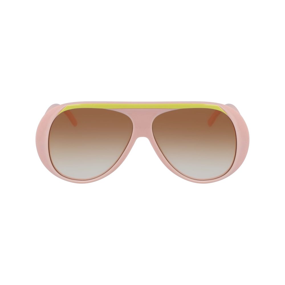 Gafas de sol de plástico de color rosa