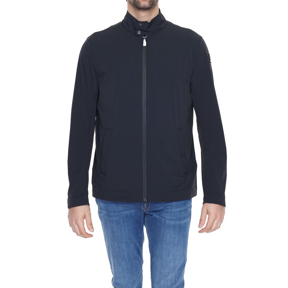 Schwarze Nylonjacke