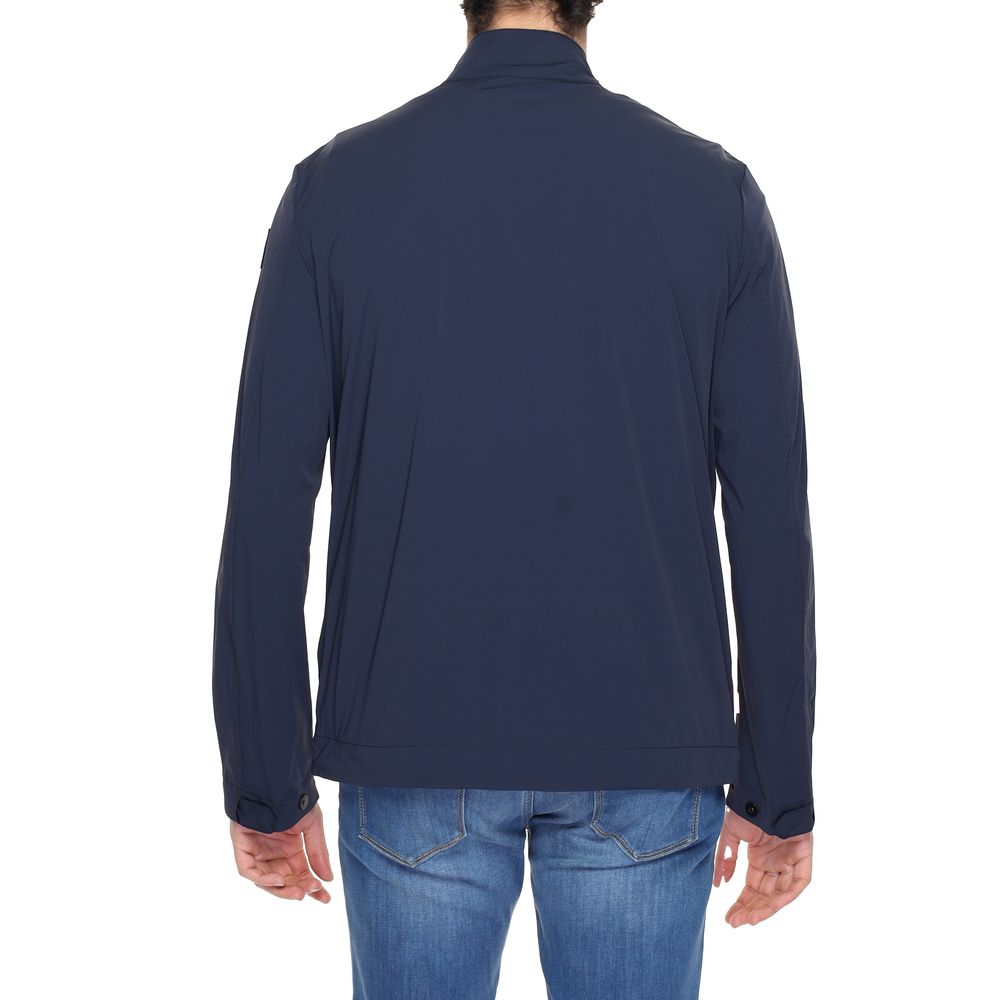Chaqueta de nailon azul