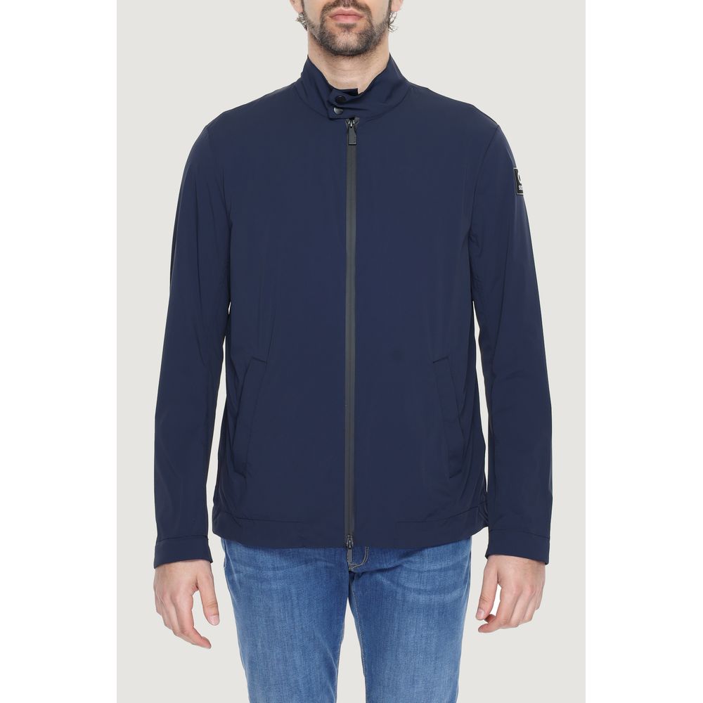 Chaqueta de nailon azul