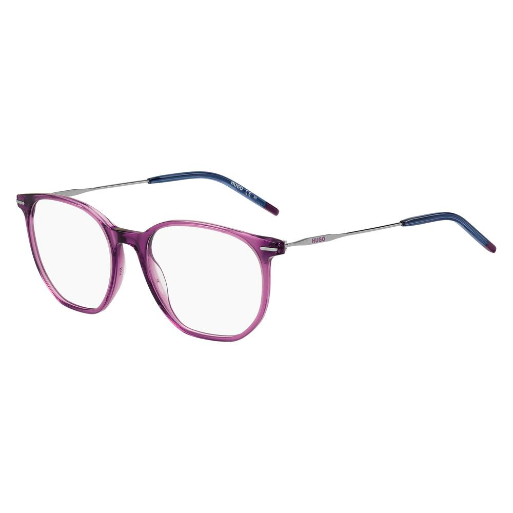 Monturas de acetato de color violeta claro