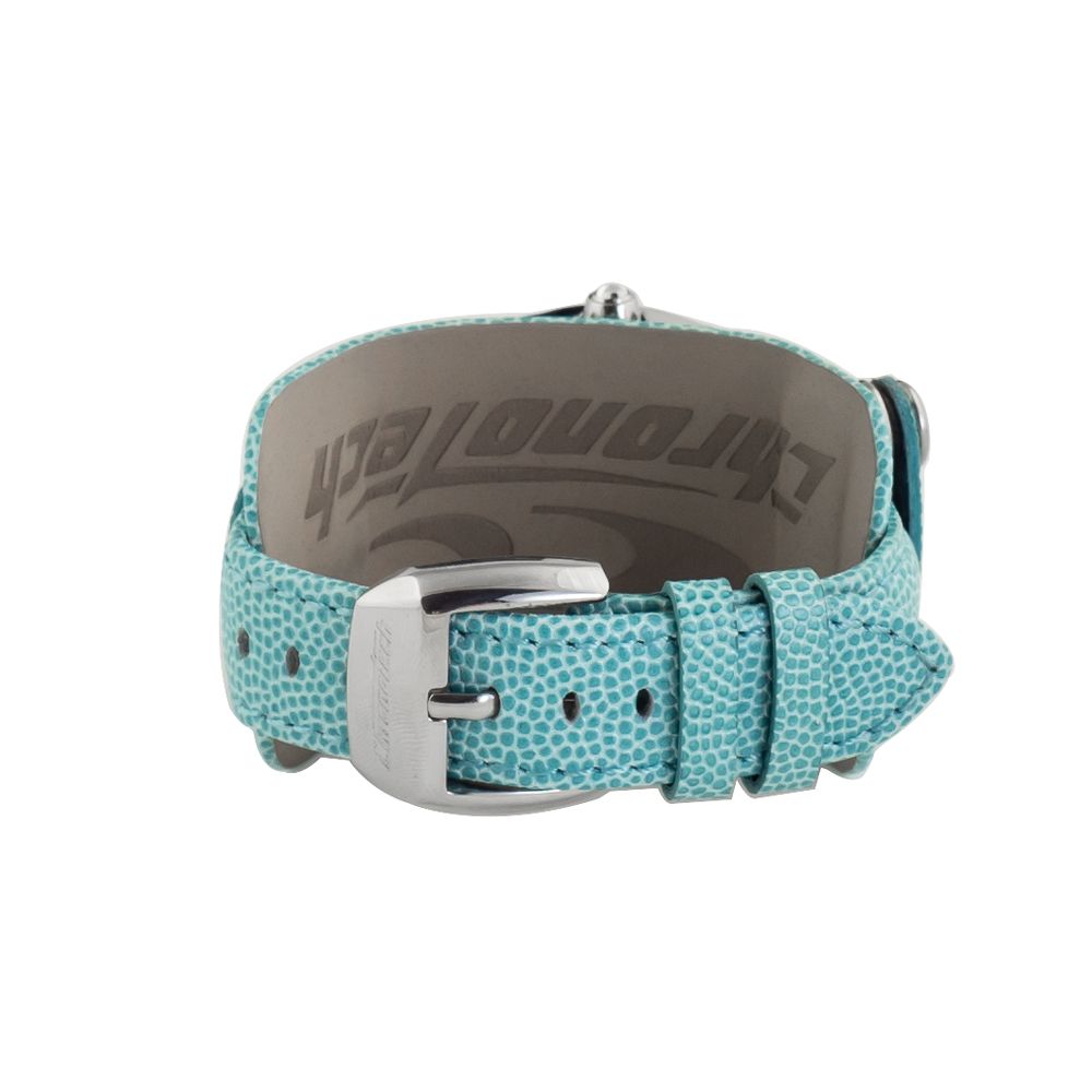 Blue Leather Dress Watch