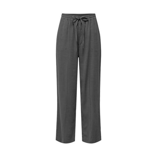 Gray Viscose Pant