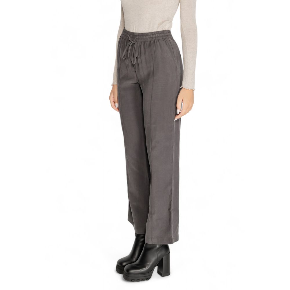Gray Viscose Pant