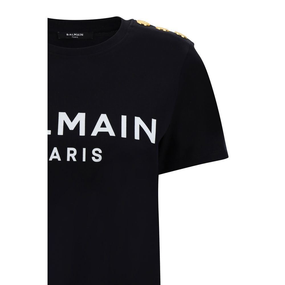 Black Cotton T-Shirt