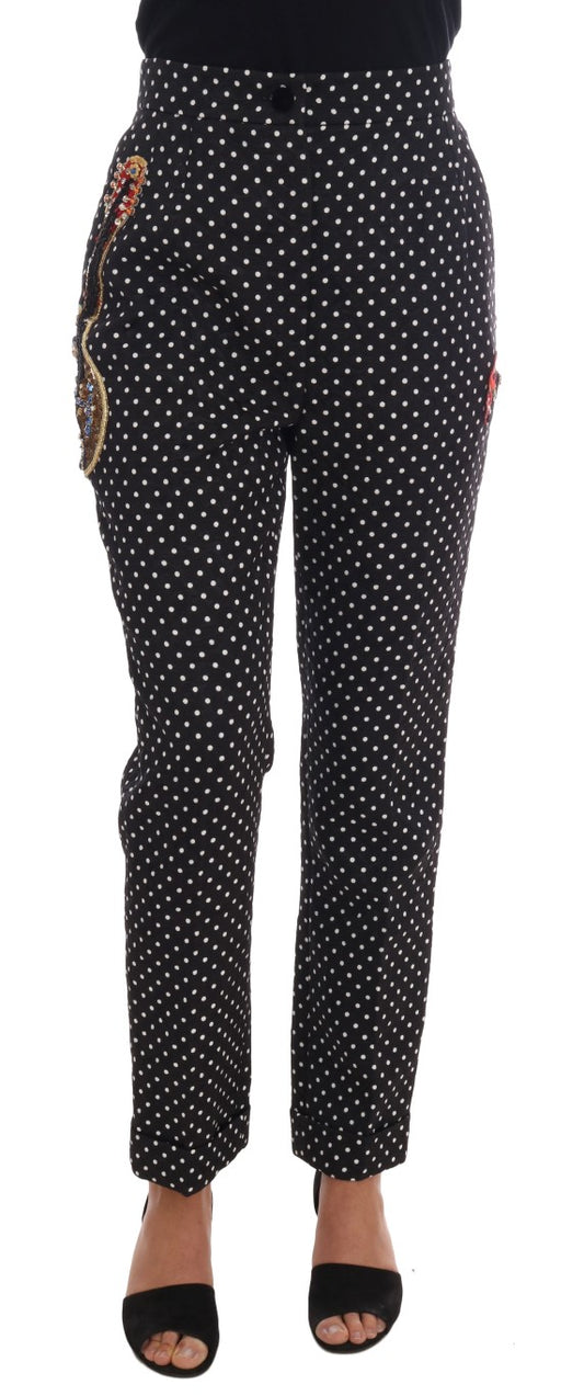 Elegante Hose mit Polka Dot-Verzierung