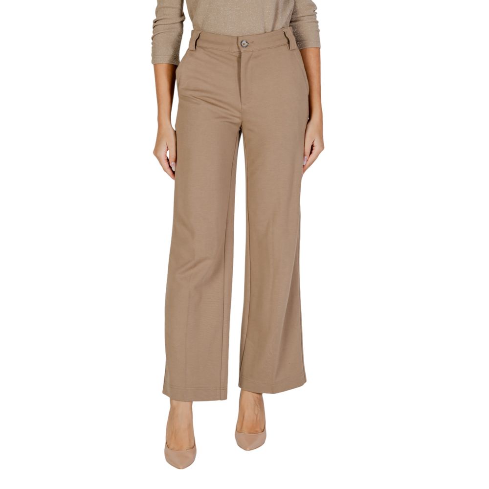 Beige Viscose Pant