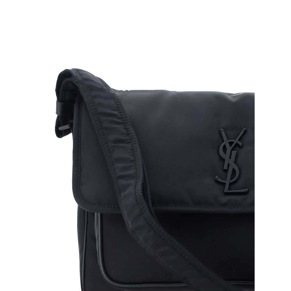 Black Polyamide Shoulder Bag