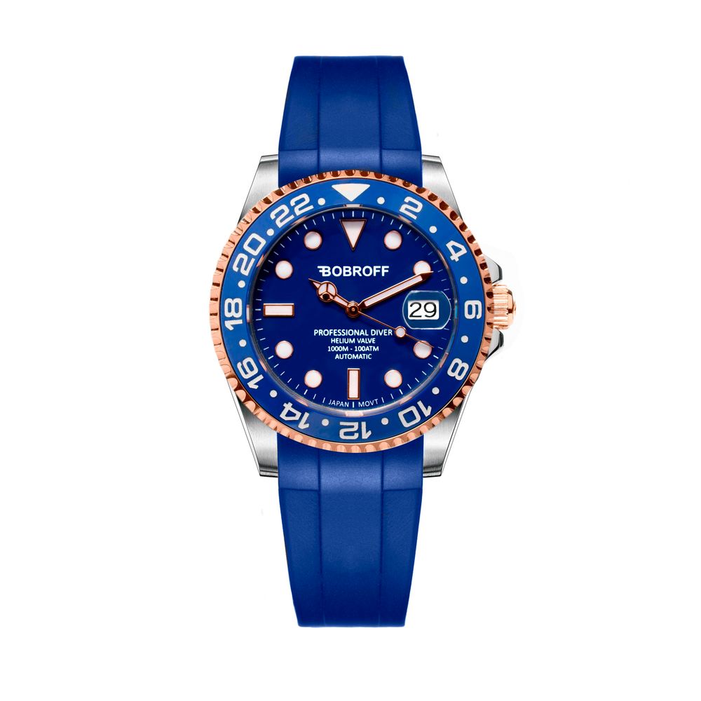 Black Rubber Sport Watch