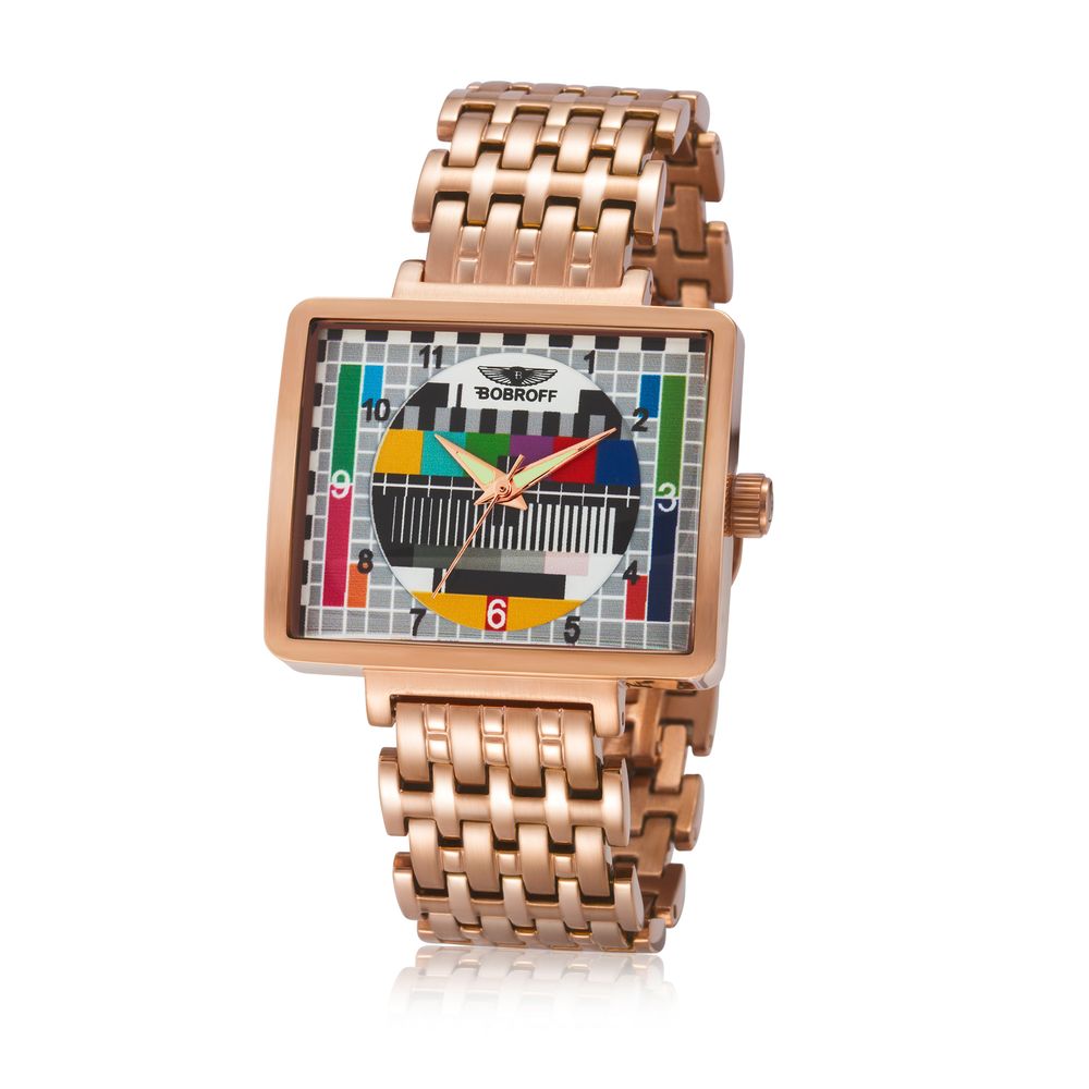 Bronze Stainless Steel Dress Watch