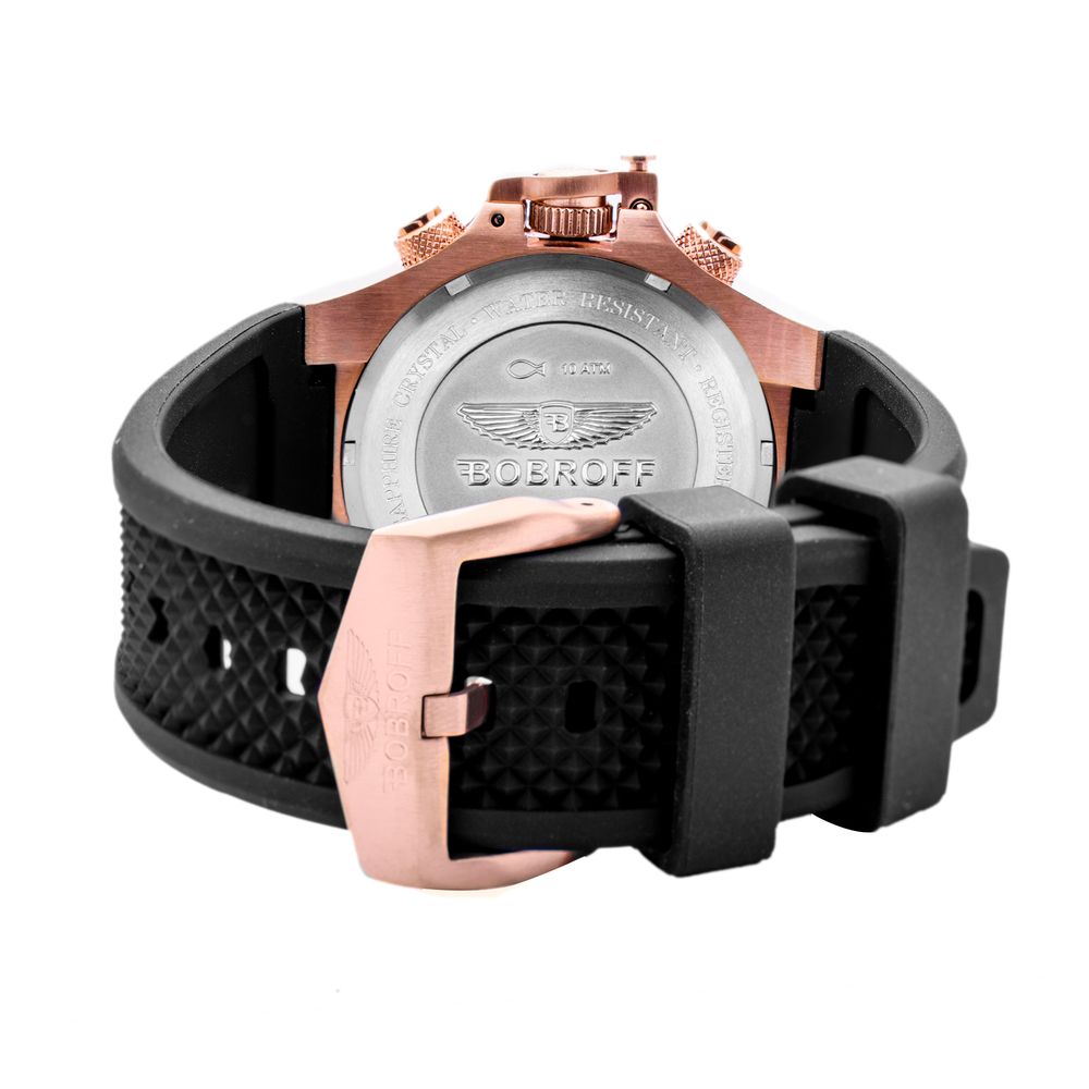 Black Rubber Dress Watch