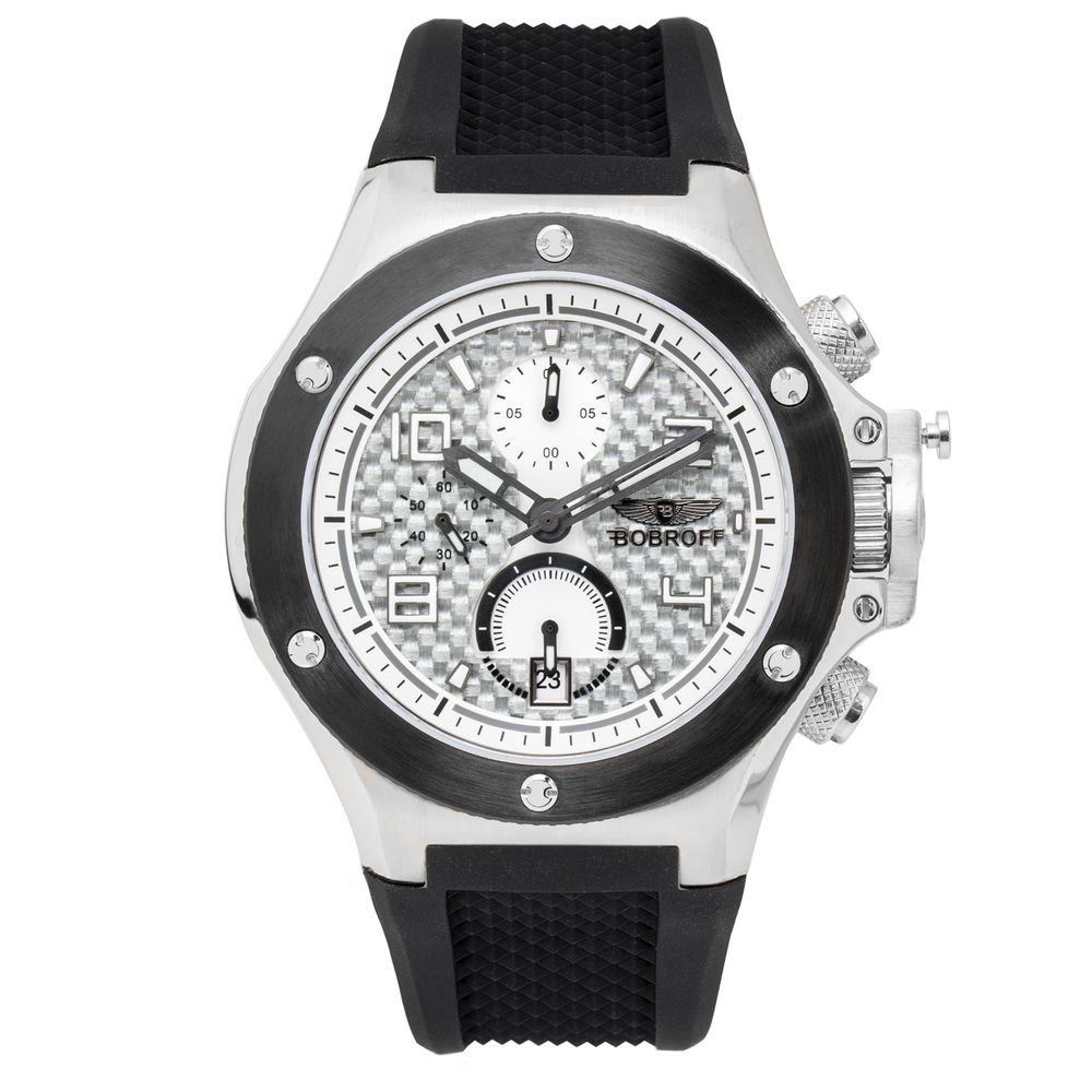 Black Rubber Bracelet Watch