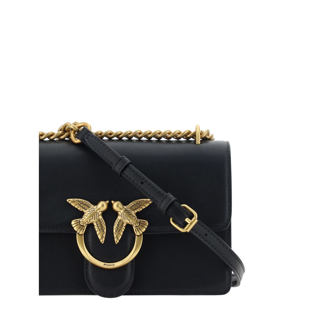 Black Calf Leather Bos Taurus Shoulder Bag