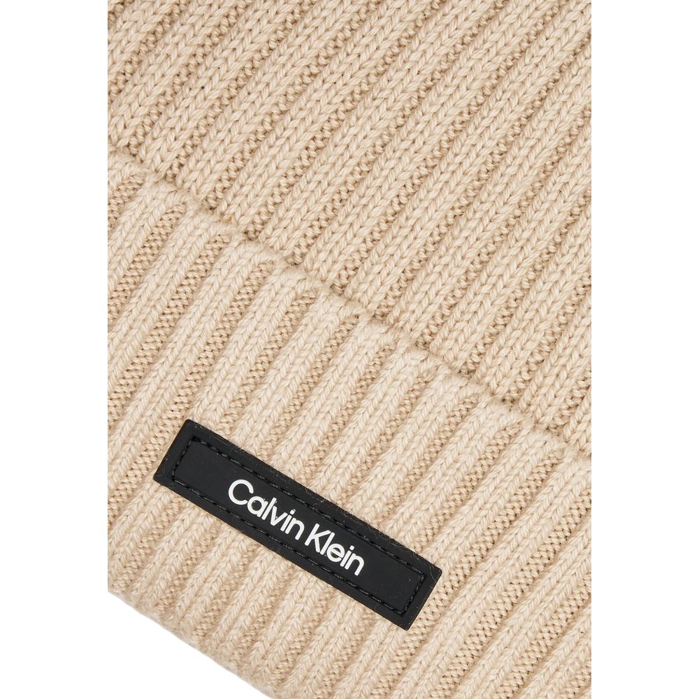 Beige Organic Cotton Cap (Baseball Hat)