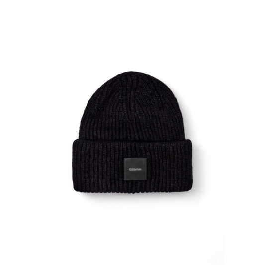 Black Alpaca Leather Cap (Baseball Hat)