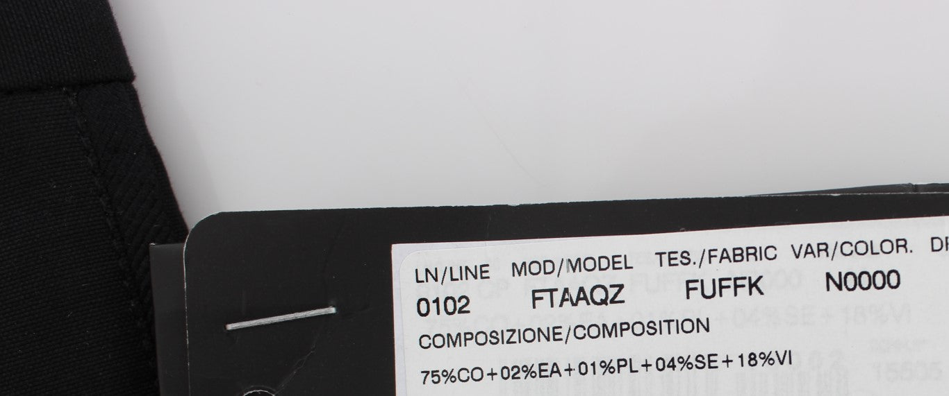 Elegante schwarze Torero Caprihose