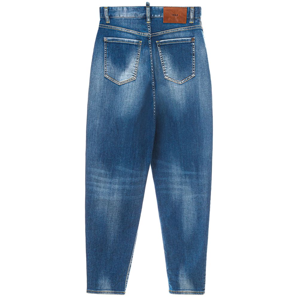 Pantalones y jeans de algodón azul